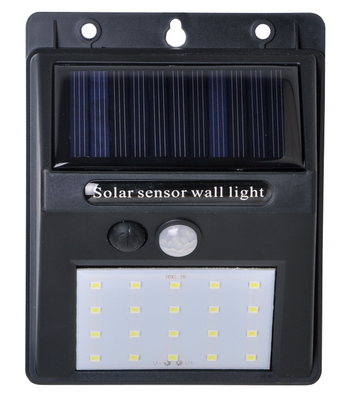 Lámparas de pared de sensor de luz IP65 impermeable 73 LED de pared solar LED