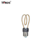 Filamento de Edison con forma de corazón 6W bombillas de luz 220V blanco cálido