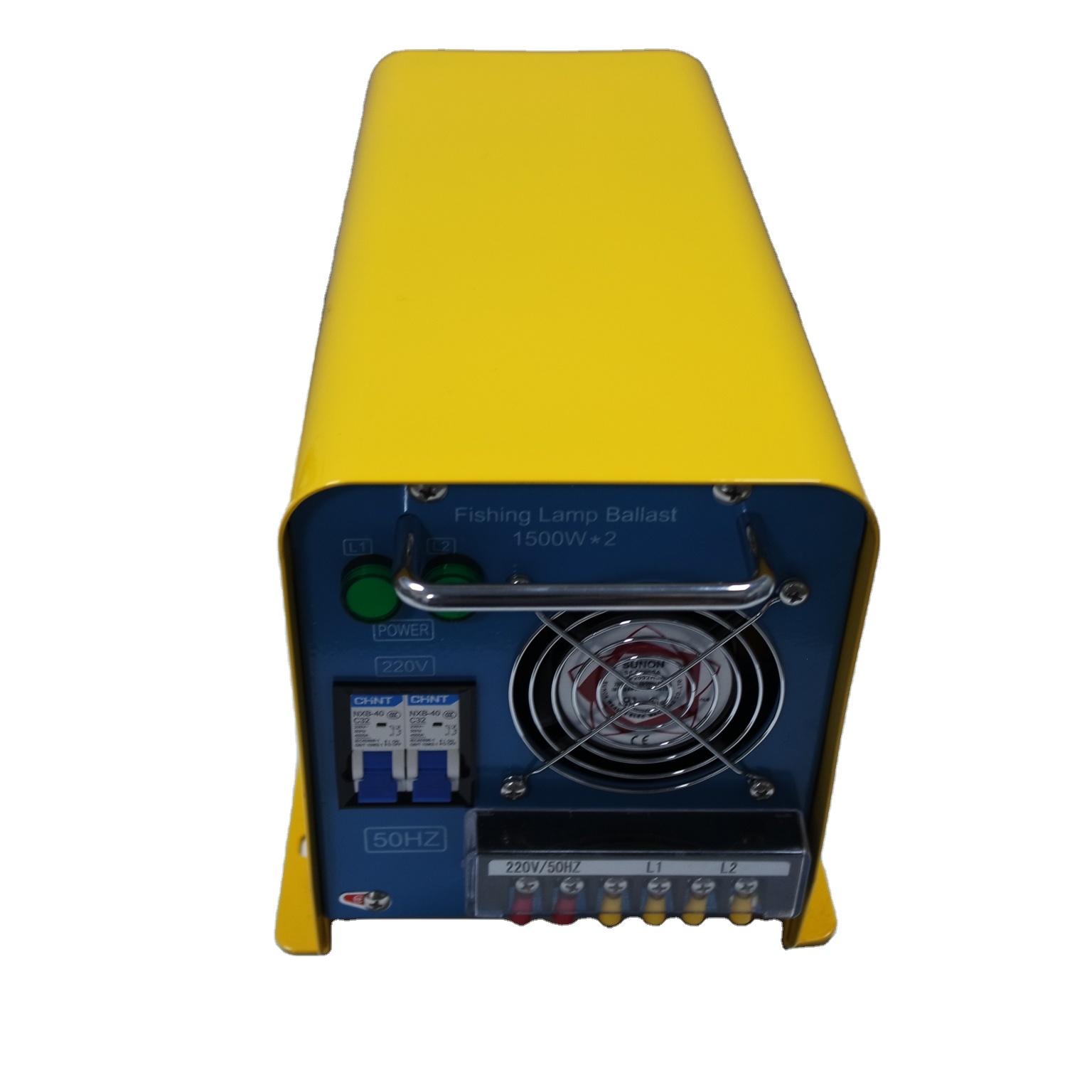 Venta al por mayor Venta caliente 1500W Lastre de 1 a 2 Lámpara de pesca de cobre completa