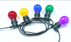 Vacaciones decorativas S14 Colorido LED Filamento Bombilla IP65 Luces de cadena de vidrio